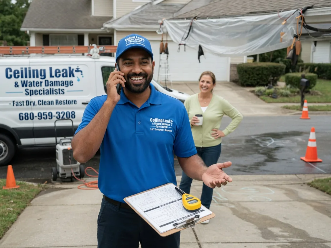 Ceiling Leak Cleanup Prosperity, SC FAQs